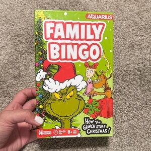 Aquarius Family Bingo Game